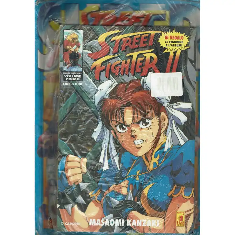 Promo Stagionale Street fighter II 1 di Kanzaki fumetto album figurine NUOVO ed. Star Comics FU23