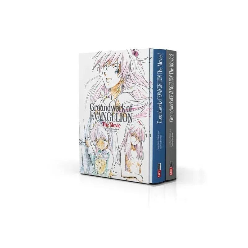 Reso Gratuito Groundwork of Evangelion The Movie Cofanetto Vol. 1-2 NUOVO ed. Panini FU26