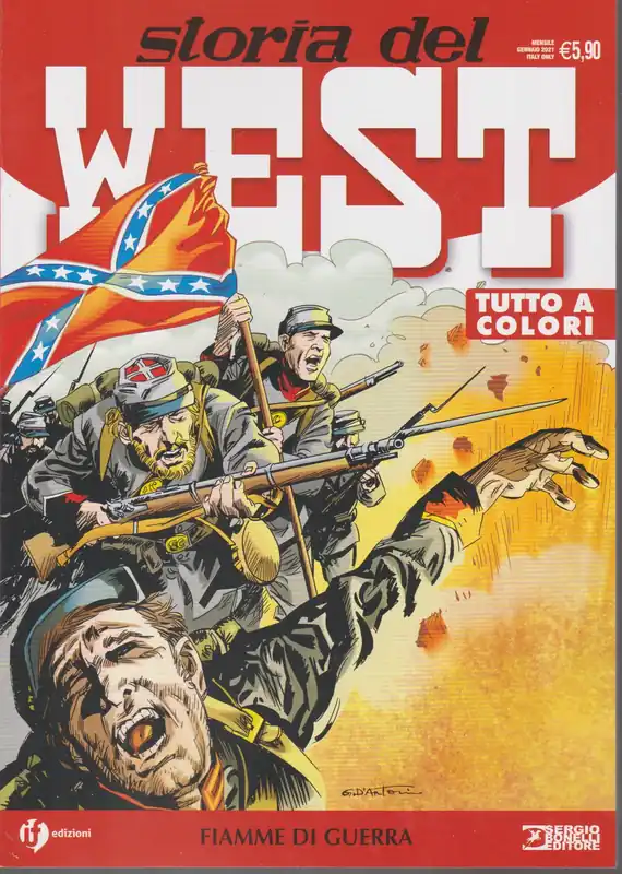 Di Tendenza Storia del West - Fiamme di guerra - n. 22 - mensile - gennaio 2021